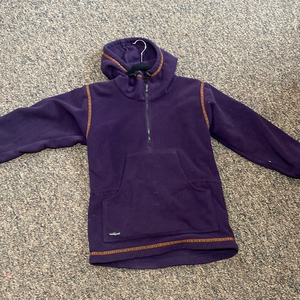 Wintergreen northern wear fleece anorak, womens, half zip